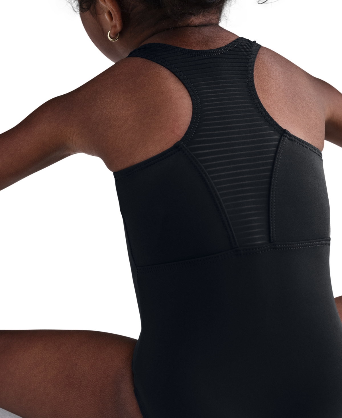 Nike Gymnastics Girls' 7-16 Gk Mesh Racerback Leotard