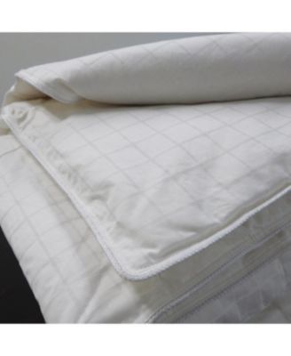 Cotton Lightweight Down Comforter with Dobby Sateen Weave