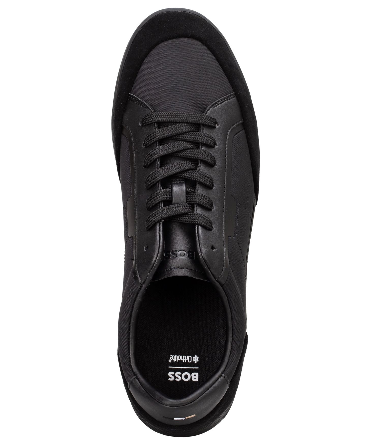 Мужские кроссовки HUGO by Hugo Boss Nitan Round-Toe, цвет: Чёрный — фото 4