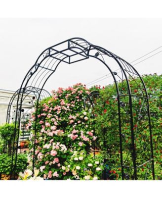 Metal Garden Arch 74.4" Wide