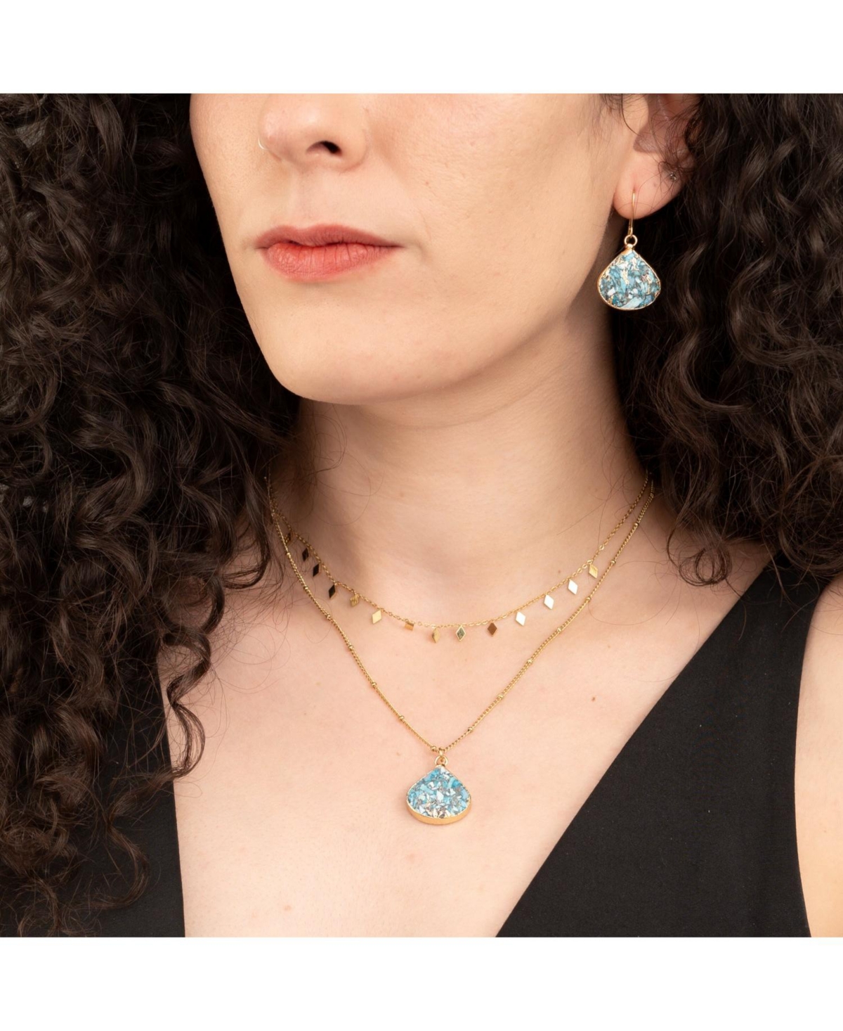 Starfish Project Emperor Stone Blossom Earrings