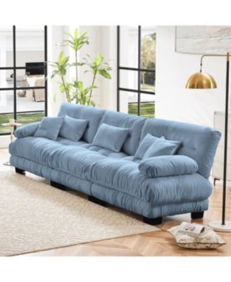 Streamdale 3-Seater Chenille Sectional Sofa - Deep Seat, Soft Comfy Upholstered Furniture