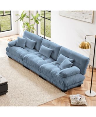 Streamdale 3-Seater Chenille Sectional Sofa - Deep Seat, Soft Comfy Upholstered Furniture
