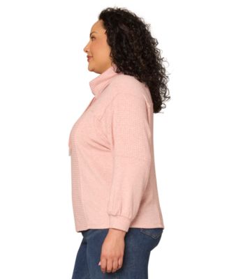 Plus Size Cowl Neck Top