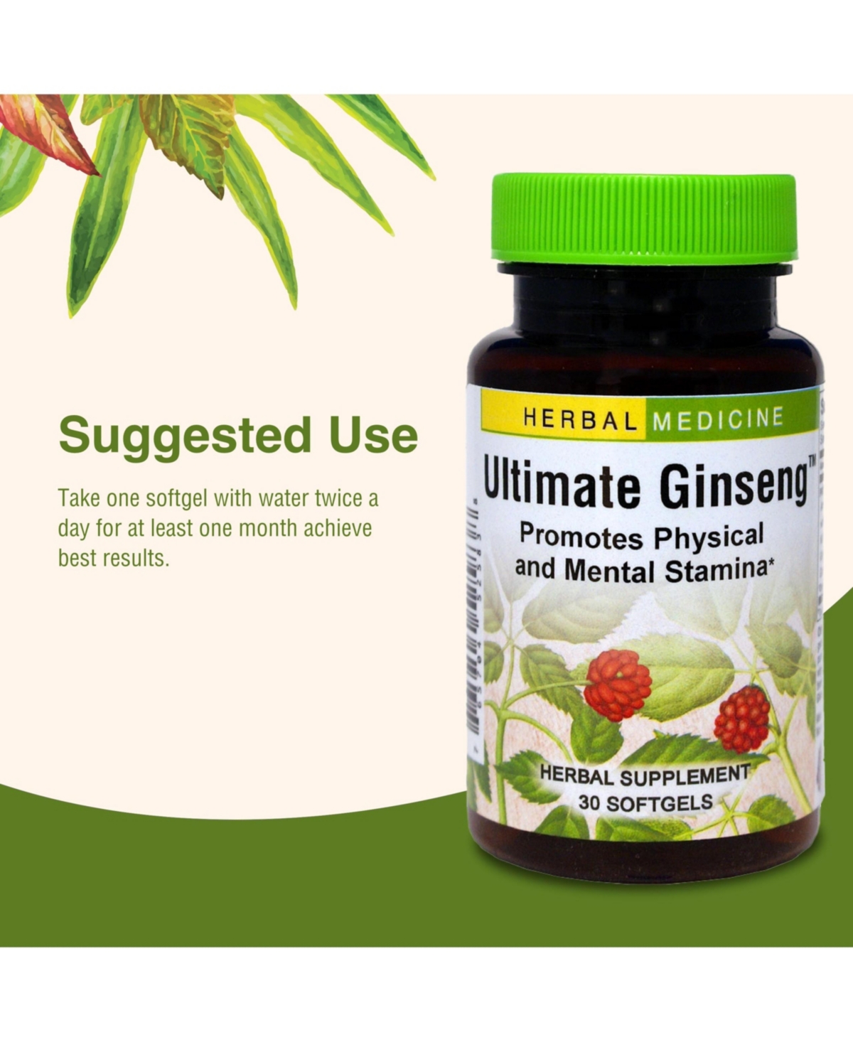 Trace Minerals Herbs Etc. Ultimate Ginseng, 30 Ct