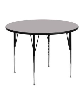 48" Round Laminate Adjustable Activity Table