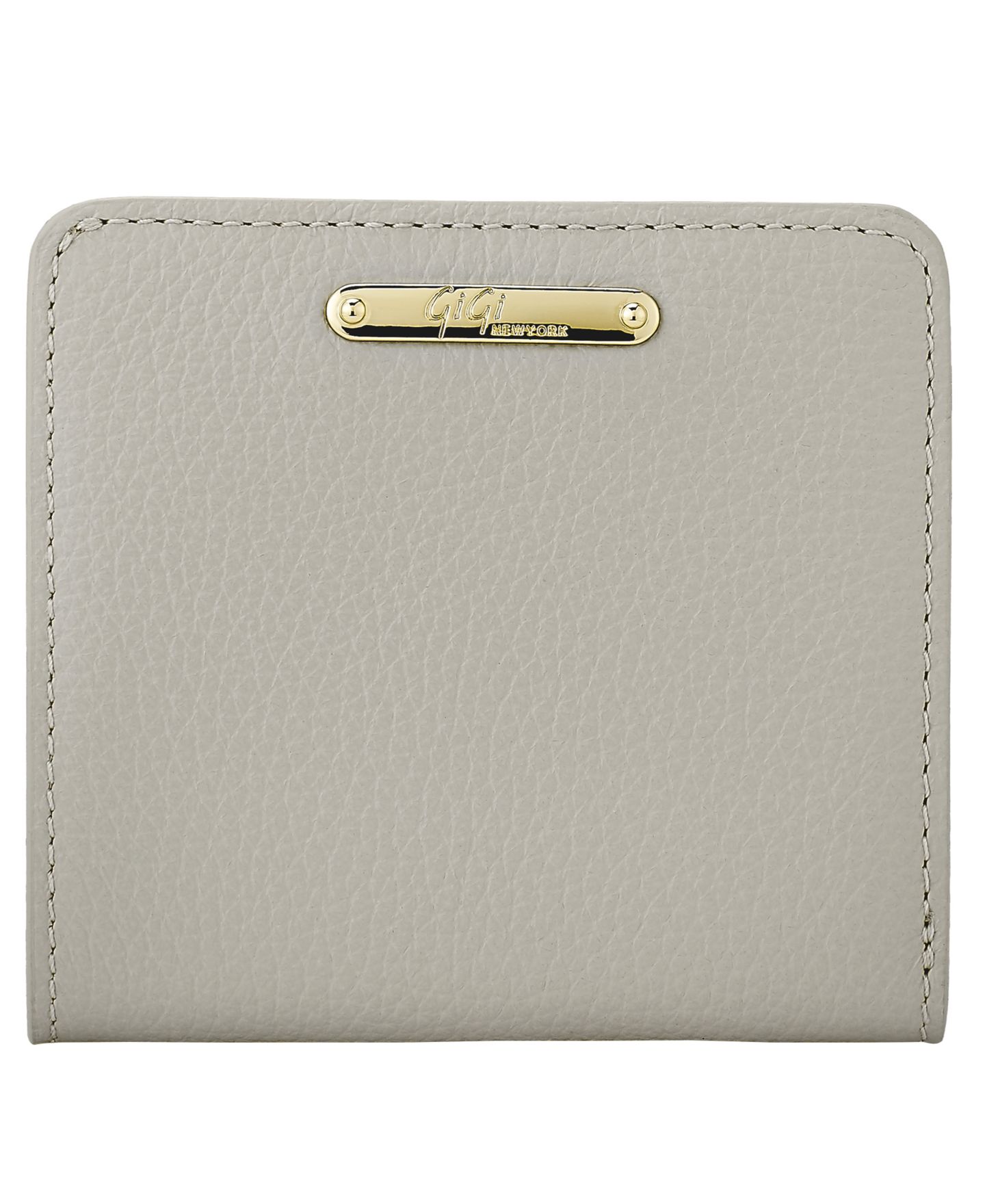 Кошелёк GiGi New York Mini Fold Over Wallet, цвет: Устричный — фото 1