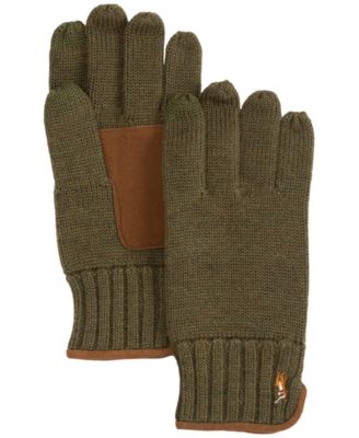 Men's Suede-Trim Touch Gloves