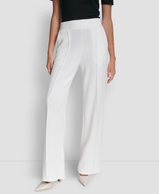 Women's Knit Pull-On Wide-Leg Pants