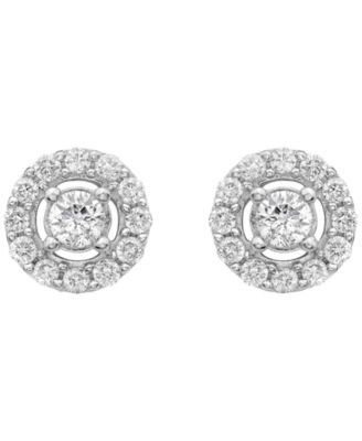 White Diamond Earrings (1/2 ct. t.w.) in 10k White Gold