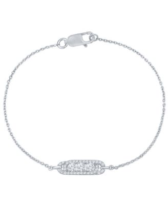 White Diamond Bracelet (1/2 ct. t.w.) in 10k White Gold