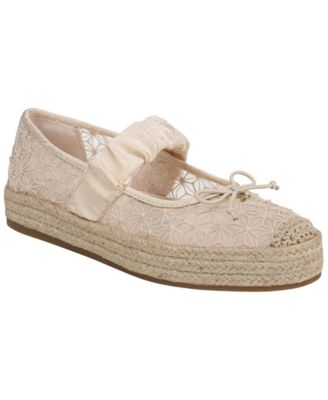 Women's Lillie Mesh Mary-Jane Espadrille Flats