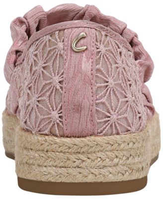 Women's Lillie Mesh Mary-Jane Espadrille Flats