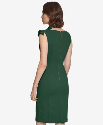 Women's Boat Neck Short Dress