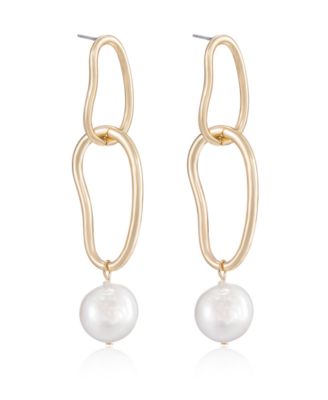 Mara Dangle Cultivated Pearl Earrings