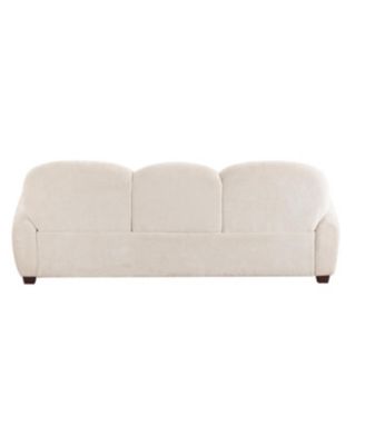 78 in. Modern 3 Seater Boucle Sofa with 3 Pillows, Beige
