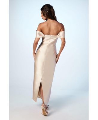 Women's Honoured Twill Bardot Maxi Dress