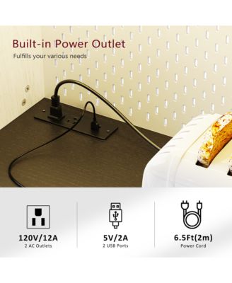 71" Farmhosue Pantry Bar Cabinet with Internal Storage Rack,Kitchen Cabinet with Hutch,Sliding Door,Rustic Coffee Bar Storage Cabinet