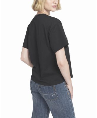 Women's Logo Foil Printed Tee Graphic T-Shirt