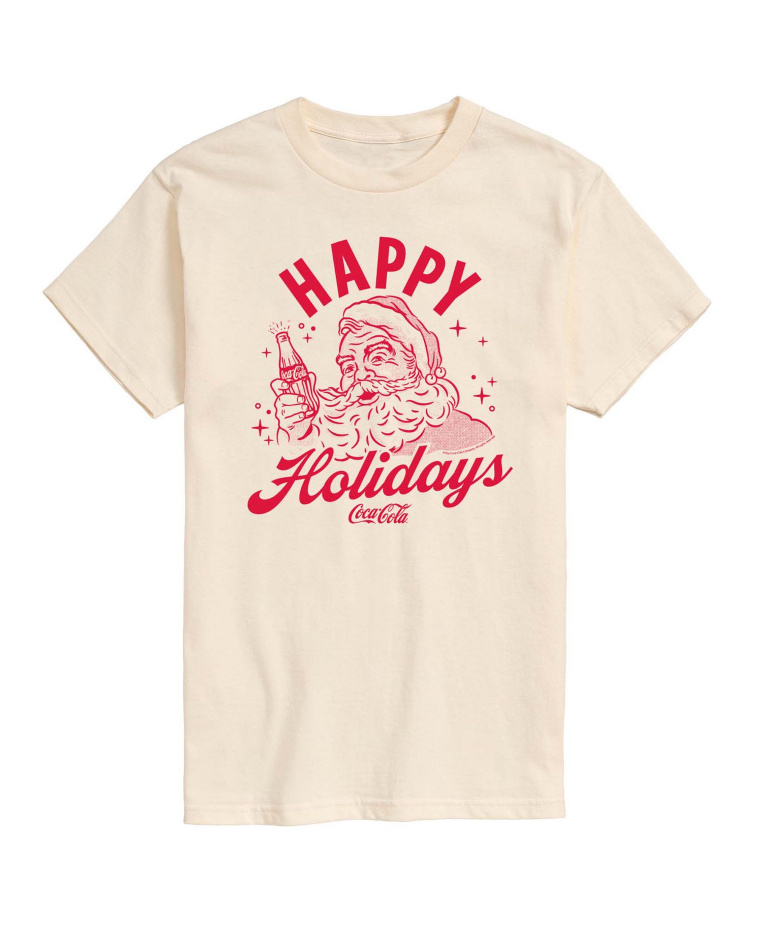 Men's Coca-Cola Happy Holidays Short-Sleeve Graphic T-Shirt