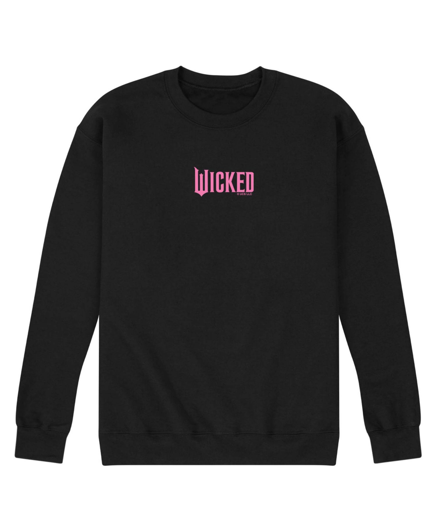 Men's Logo Graphic Long-Sleeve Crewneck Fleece Sweatshirt