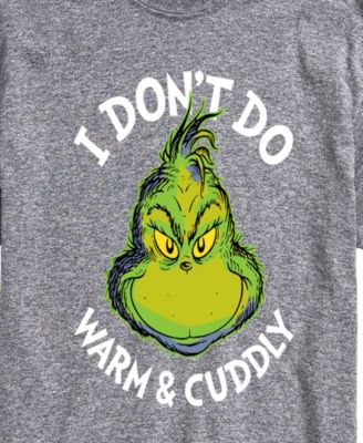 Men's The Grinch I Don't Do Warm And Cuddly Graphic T-Shirt