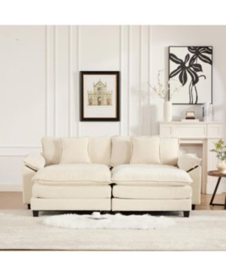  Cloud Couch: Ultimate Comfort Chenille Sofa with Ergonomic Support