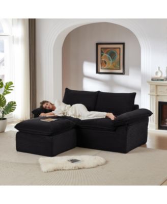 Modern corduroy cloud sofa, freely combined, comfortable sitting experience