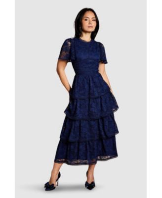 Women's Tiered Lace Dress