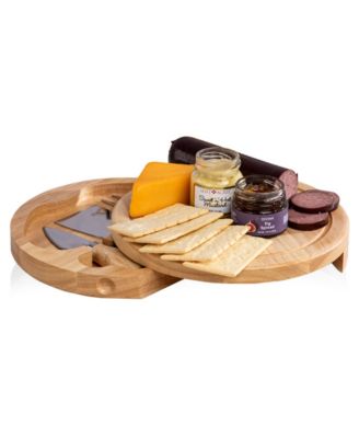 Brie Cheese Board with Gourmet Gift Pack, 5 Piece