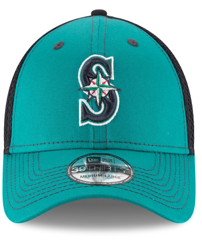 New Era Seattle Mariners Team Front Neo 39THIRTY Cap Macy's