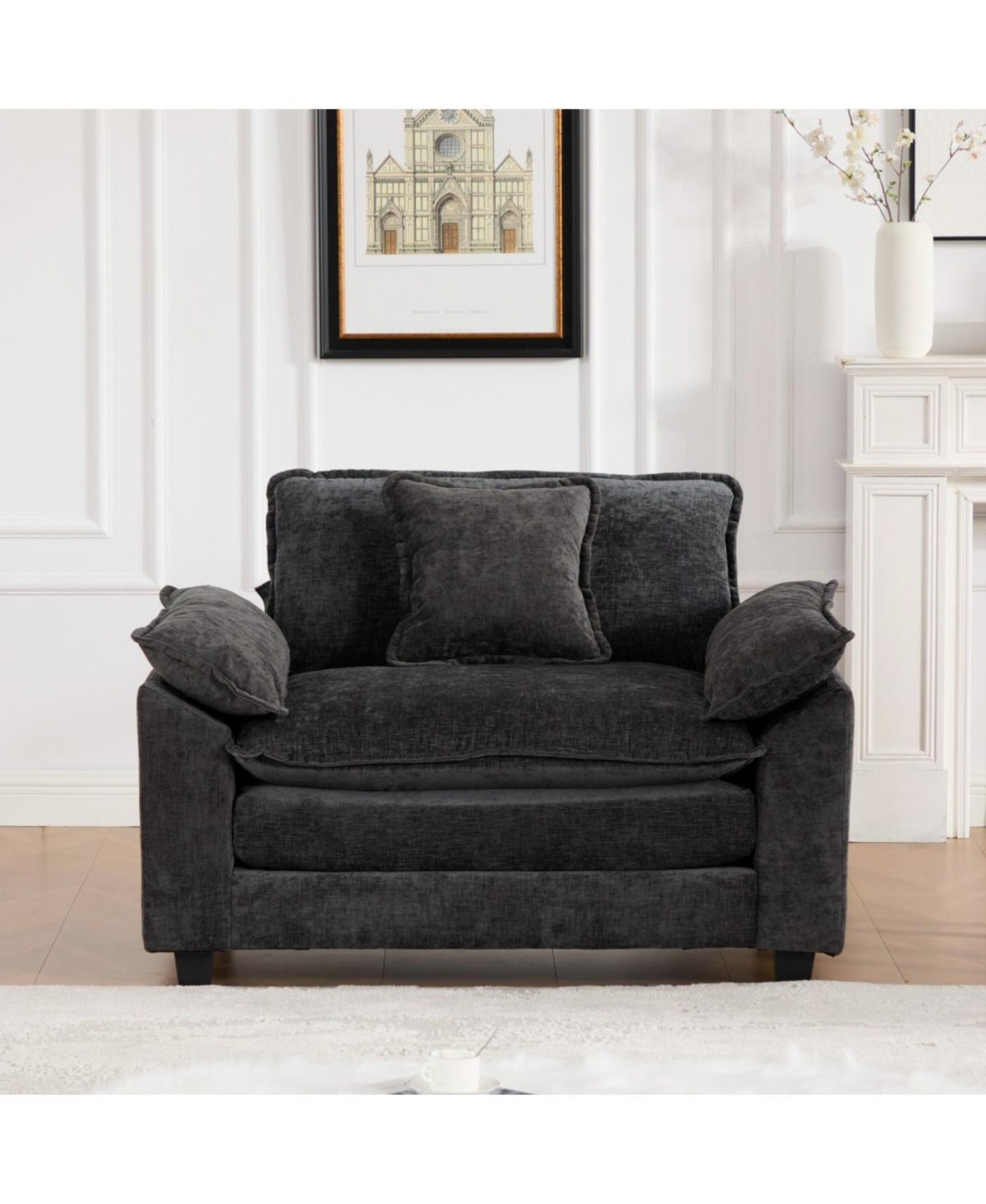 Streamdale Furniture Cloud Couch: Ultimate Comfort Chenille Sofa, Ergonomic & Modular Design