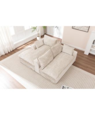 Streamdale 103" Cloud Sectional Couch with L-Shape Chaise, Modern Modular Sofa