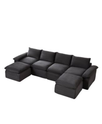 Streamdale Modern corduroy cloud sofa, freely combined, comfortable sitting experience
