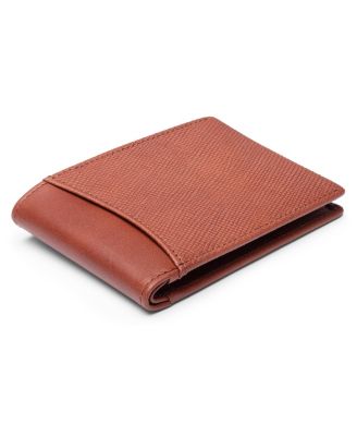Men's Saffiano Hall Pass Bifold Wallet with Rfid