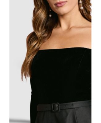 Women's Bardot Full Skirted Midi Dress