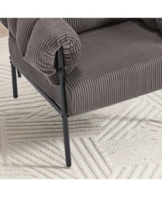 Streamdale Modern decorative chair with gold legs for living room, dressing area, office.