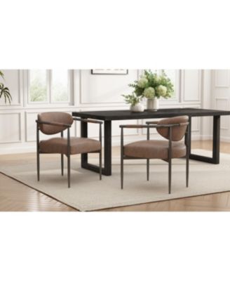 Streamdale Modern Upholstered Dining Chairs (Set of 2)