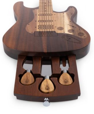 Guitar Legend 10-Pc. Cheese Board and Tools Set
