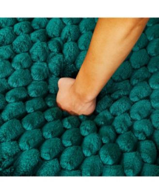 Green Turtle Velvet Double Chaise Lounge Sofa