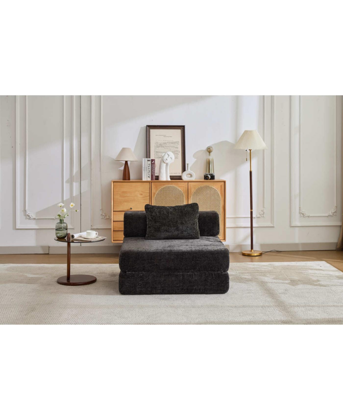 Streamdale Furniture Compression Sofa, Convertible Floor Sofa Bed
