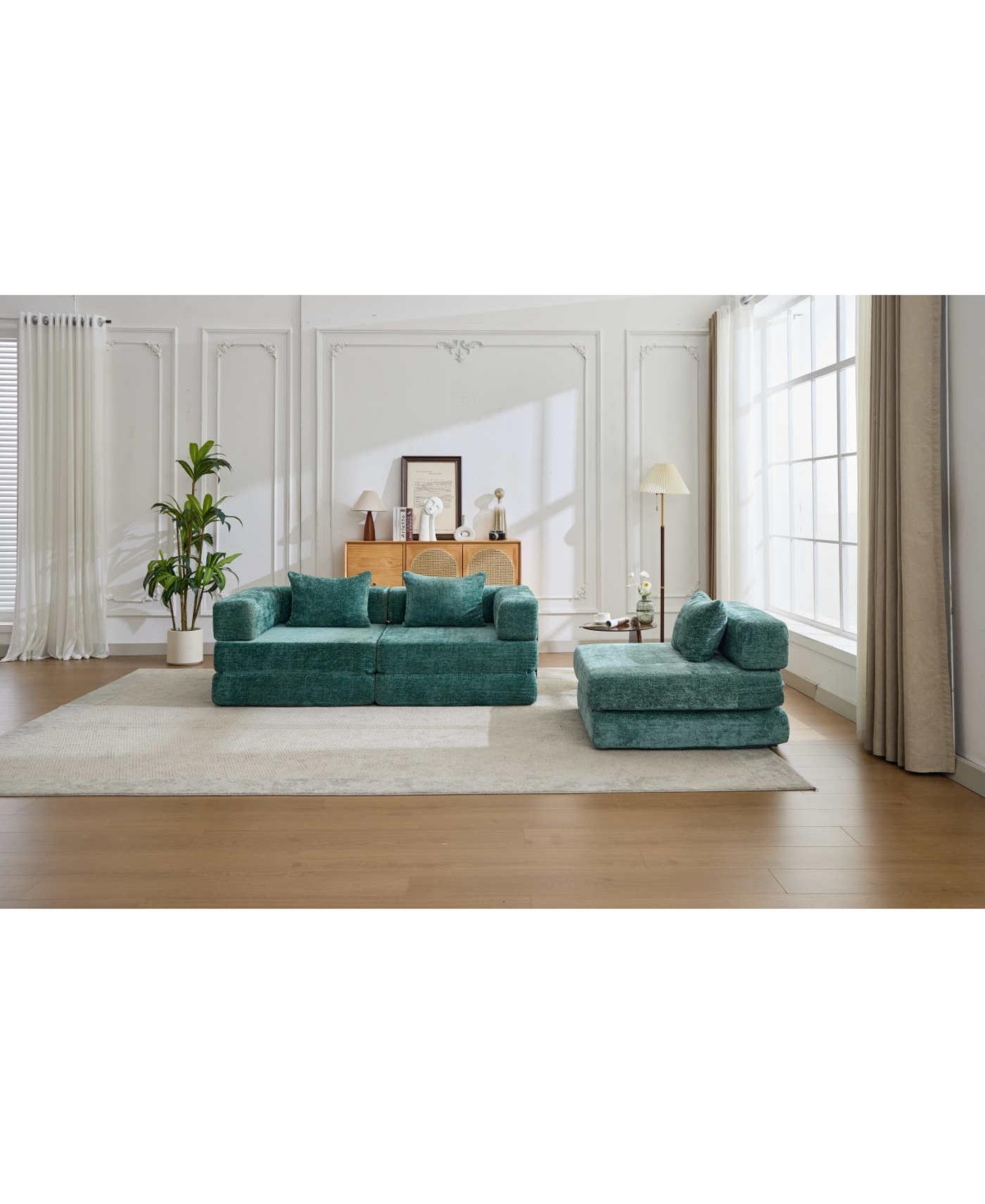 Streamdale Furniture Compression Sofa, Convertible Floor Sofa Bed