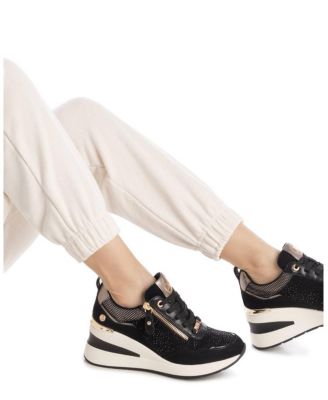 Women's Suede Wedge Sneakers By XTI