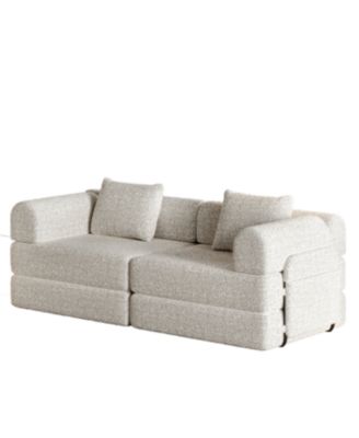 Streamdale 72.4" Convertible Sofa Bed with Storage Pockets and Cushions