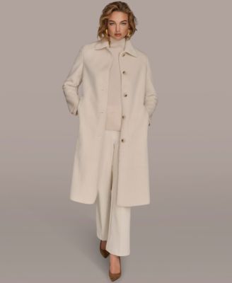 Women's Button Front Maxi Coat