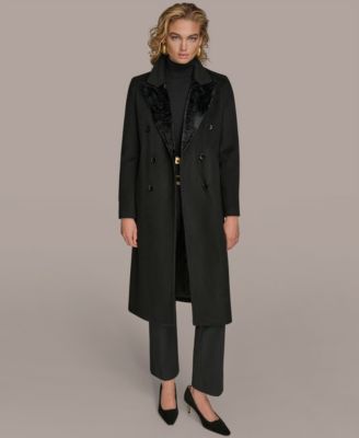 Women's Double-Breasted Reefer Coat