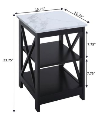15.7" Oxford MDF End Table
