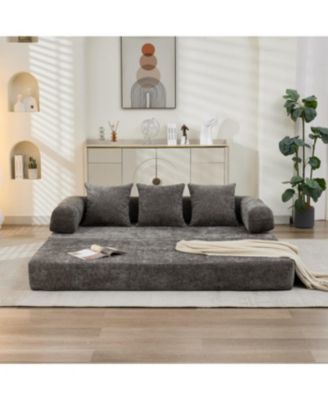 Convertible Sleeper Sofa: Versatile, Space-Saving Chenille Fabric Sofa Bed