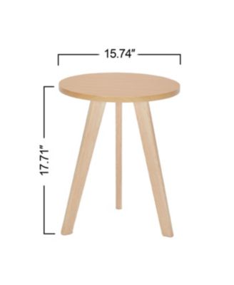 Solid Wood Frame with MDF Top, Modern Accent Table