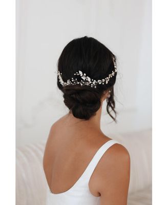 Harlow Pearl and Crystal Hair Vine